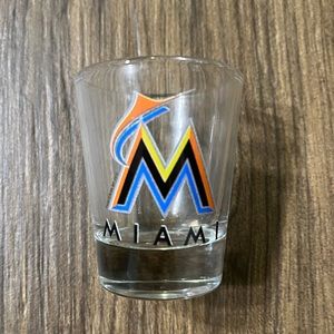 Miami Marlins | 1.5oz Shot Glass | Original Miami Marlins Logo
